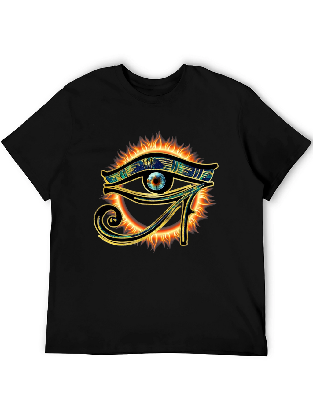 Eye of Horus Graphic Tee - Black