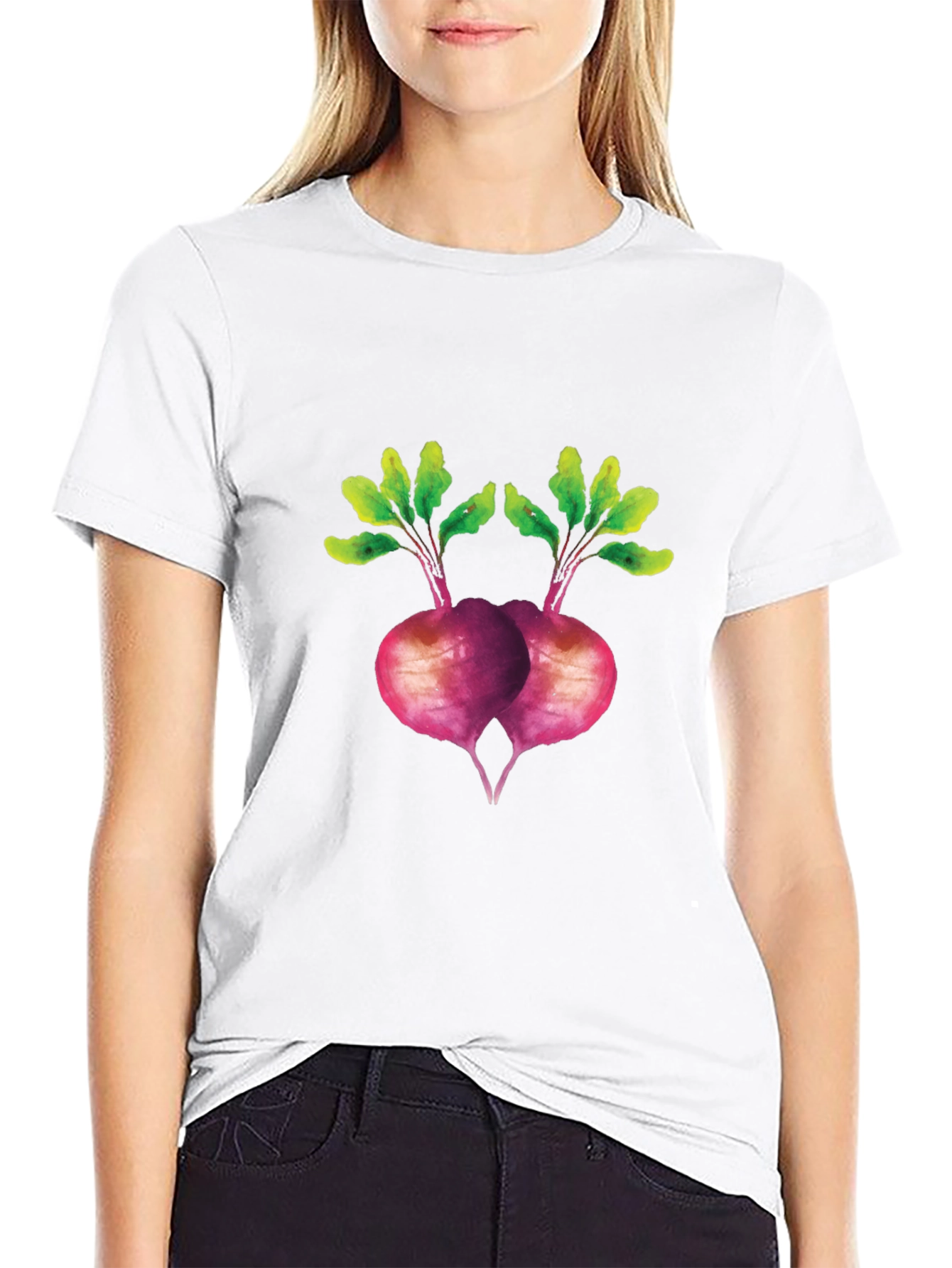 Beet Graphic T-Shirt - Unique Vegetable Design