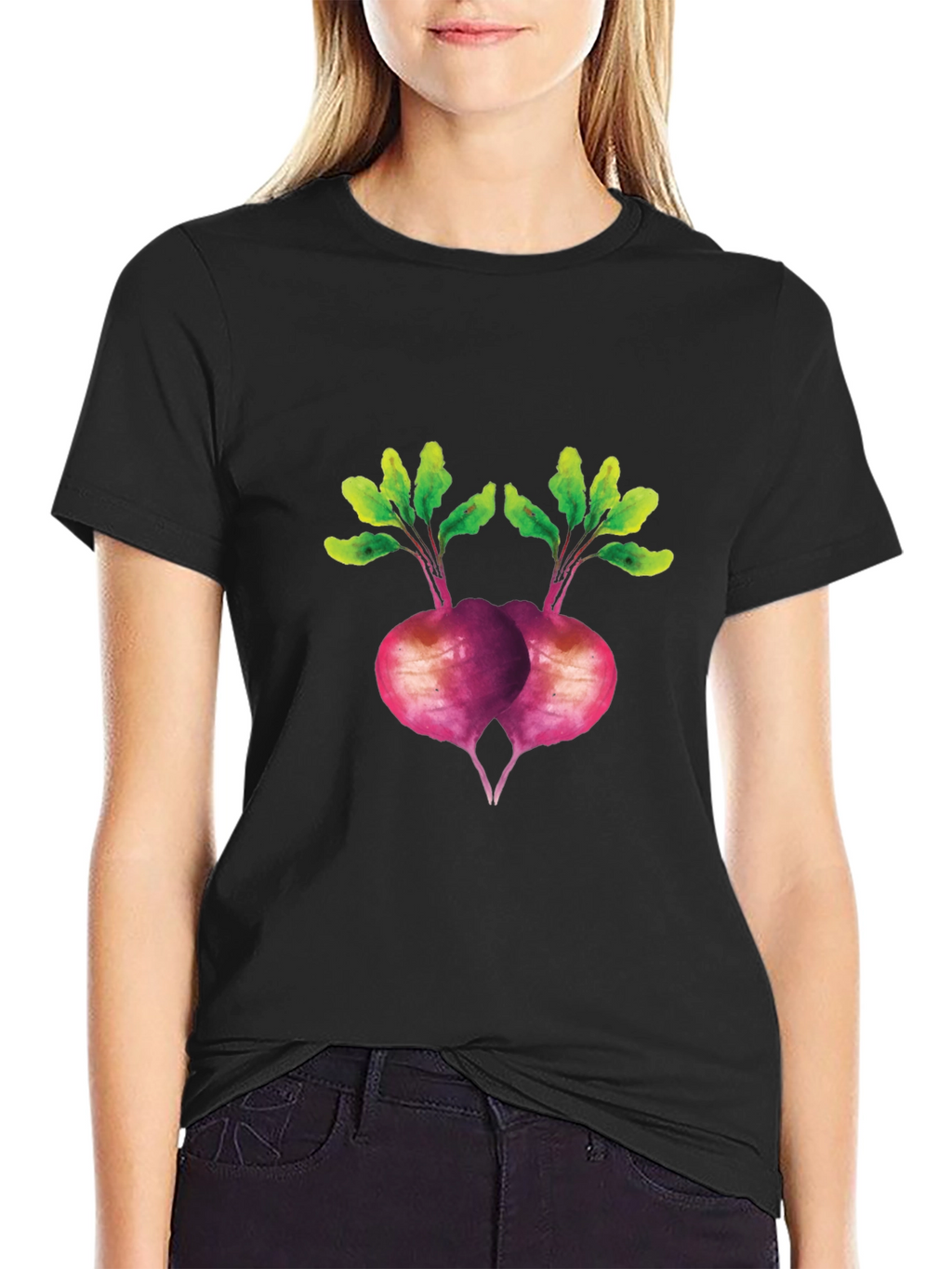Beet Graphic T-Shirt - Unique Vegetable Design