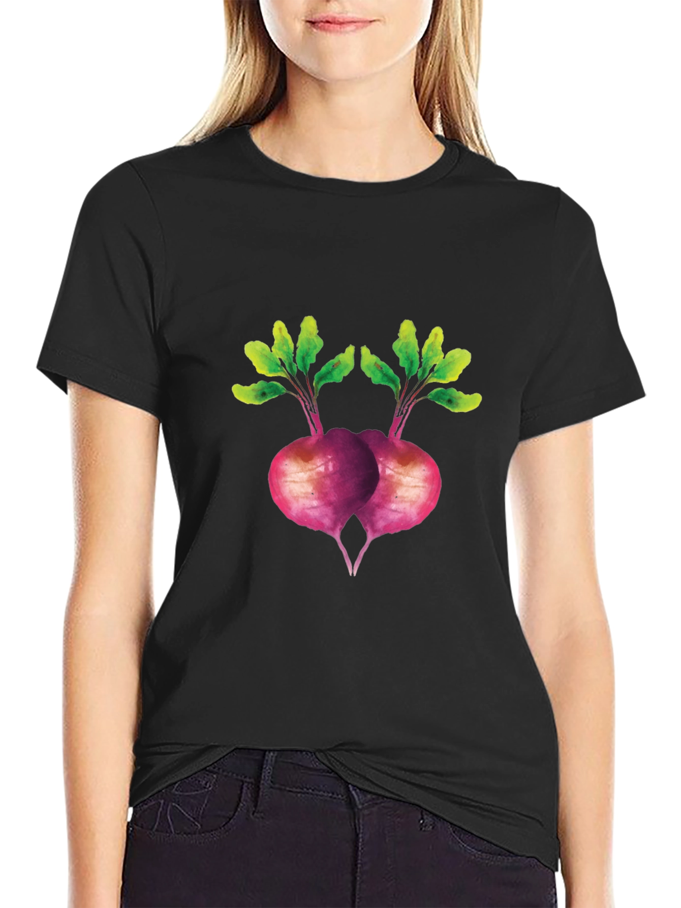 Beet Graphic T-Shirt - Unique Vegetable Design