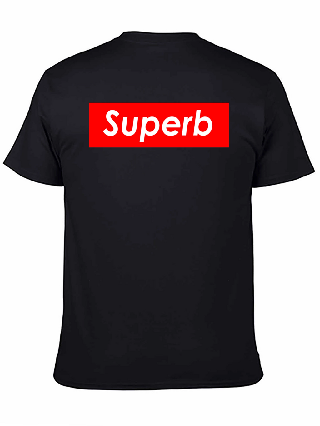Superb Graphic Tee - Red Box Logo Style T-Shirt