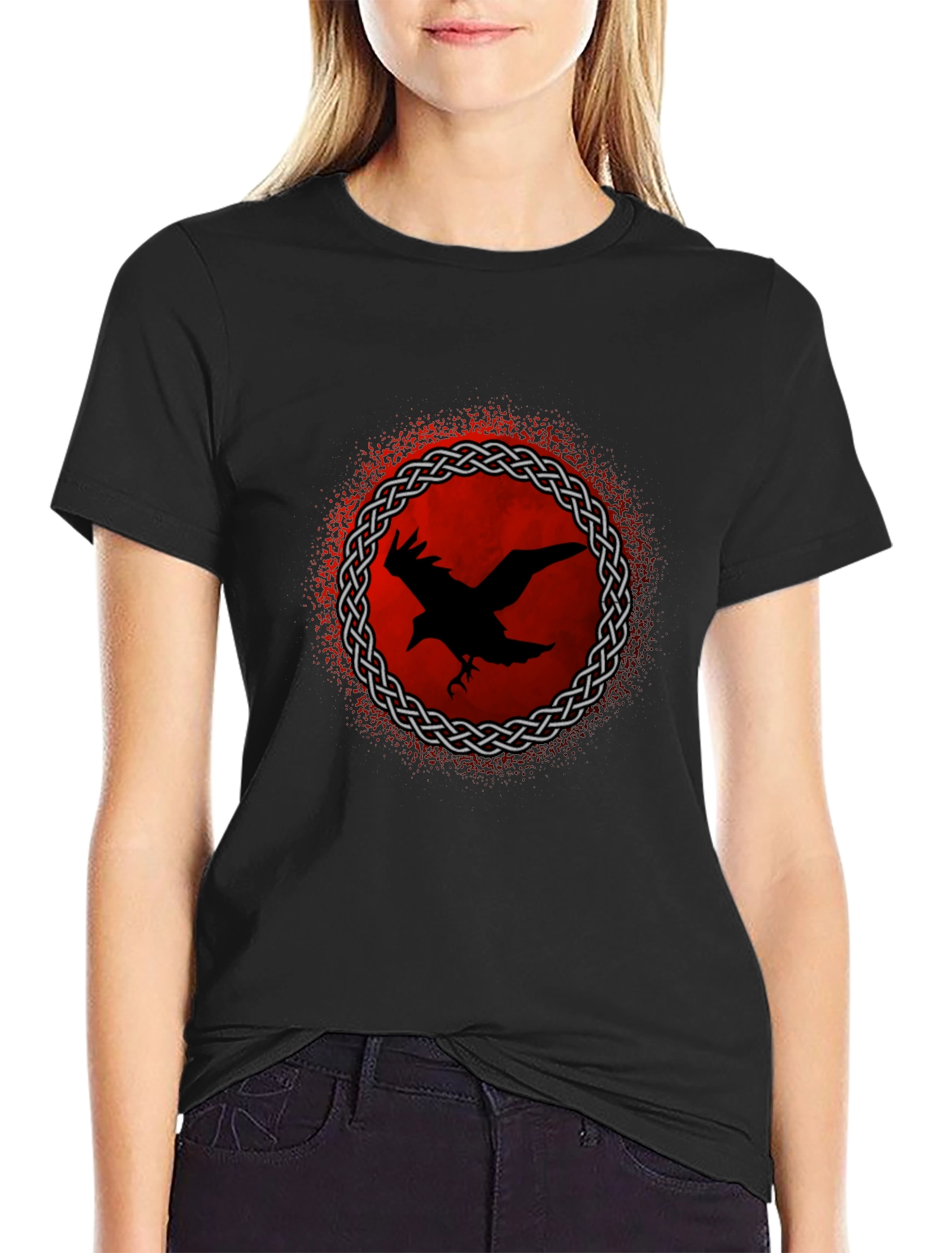 Raven Celtic Knot T-Shirt