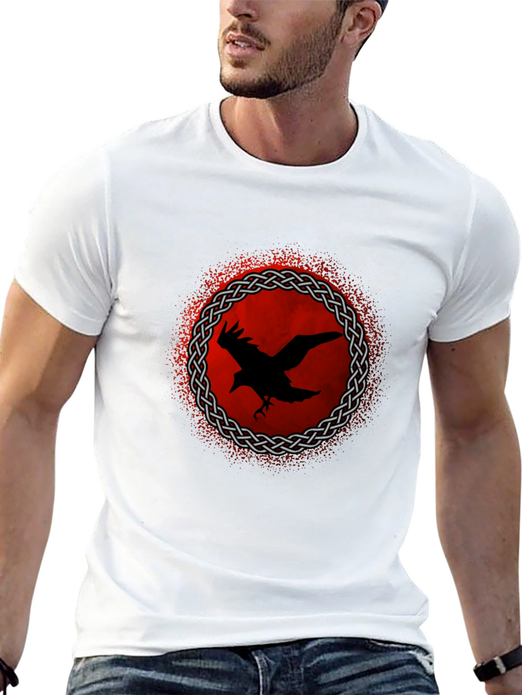 Raven Celtic Knot T-Shirt