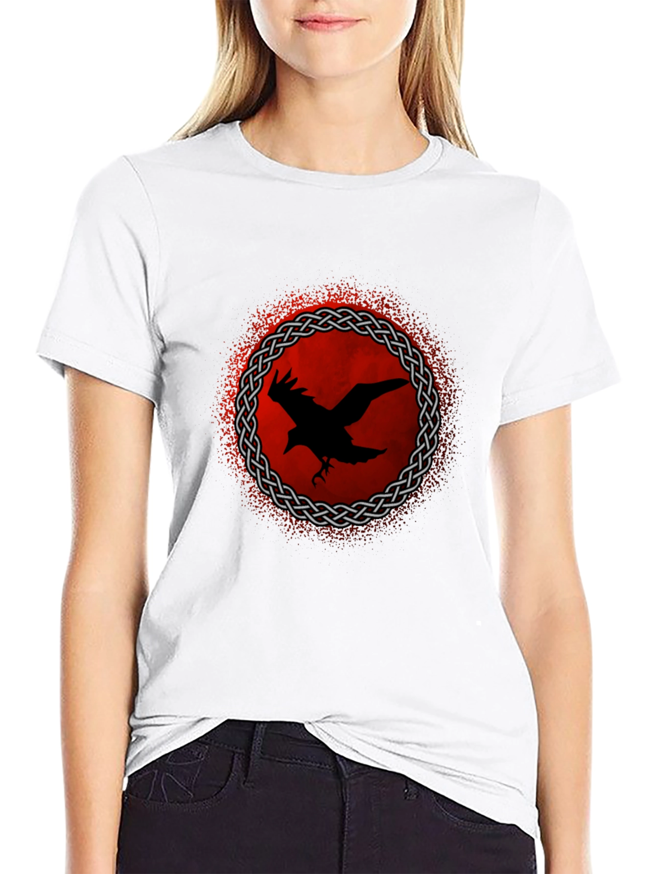 Raven Celtic Knot T-Shirt
