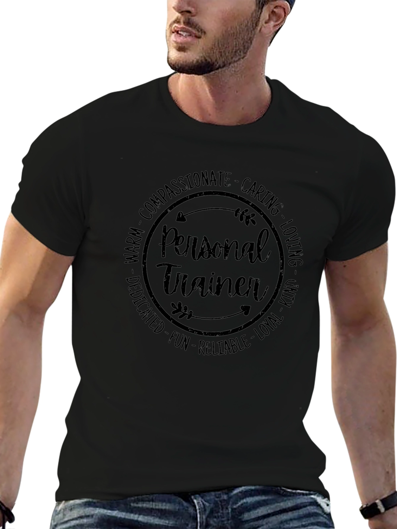 Personal Trainer Circle Graphic Tee