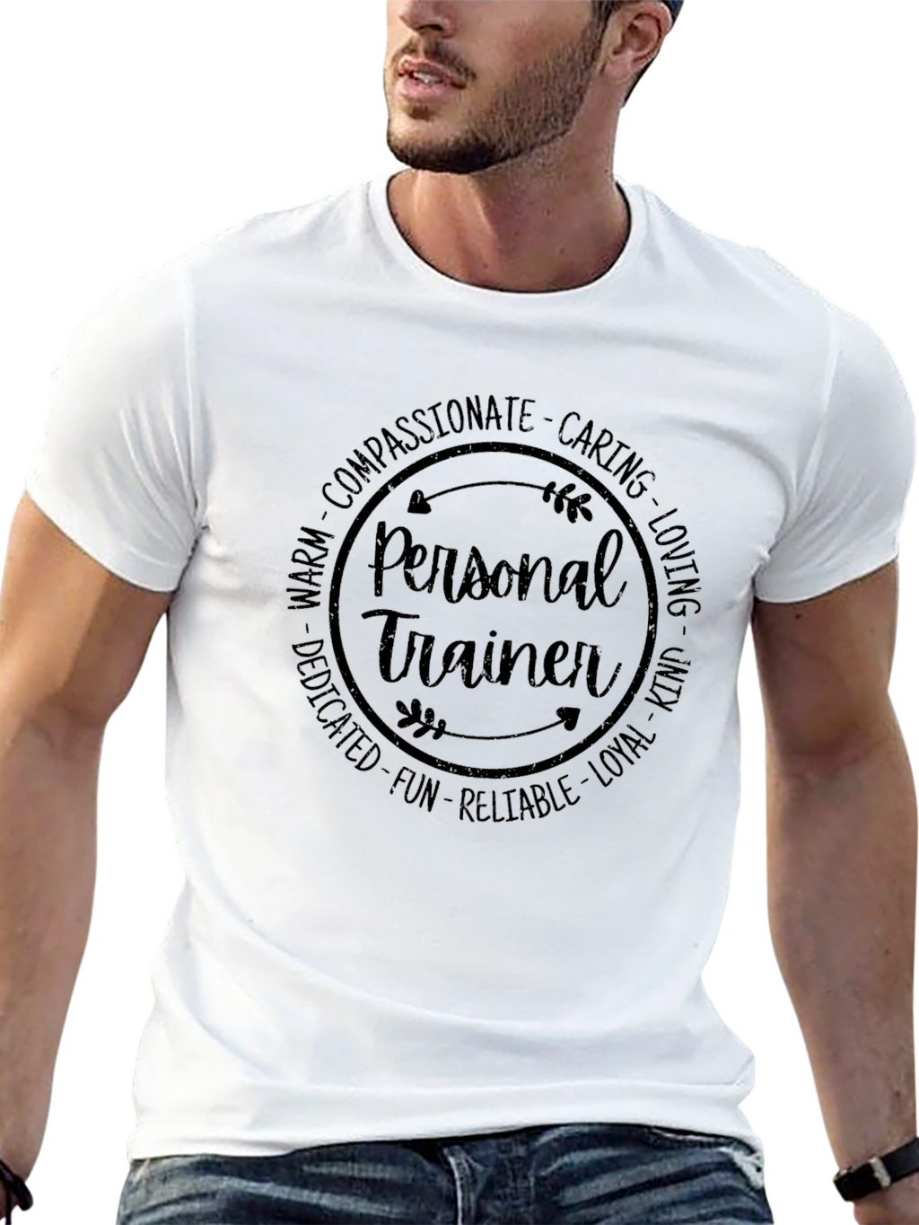 Personal Trainer Circle Graphic Tee