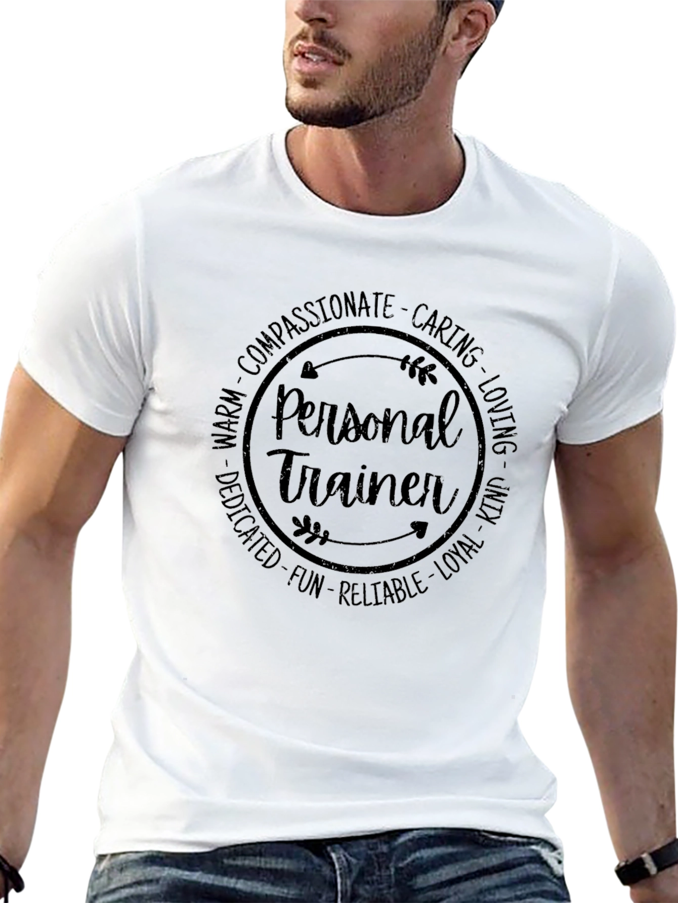 Personal Trainer Circle Graphic Tee