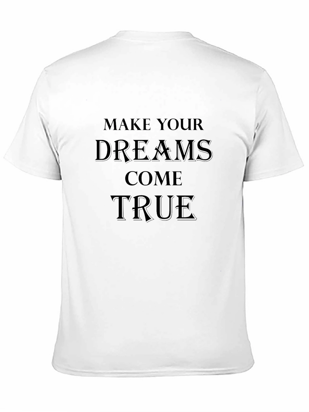 Dream Come True Black Graphic Tee