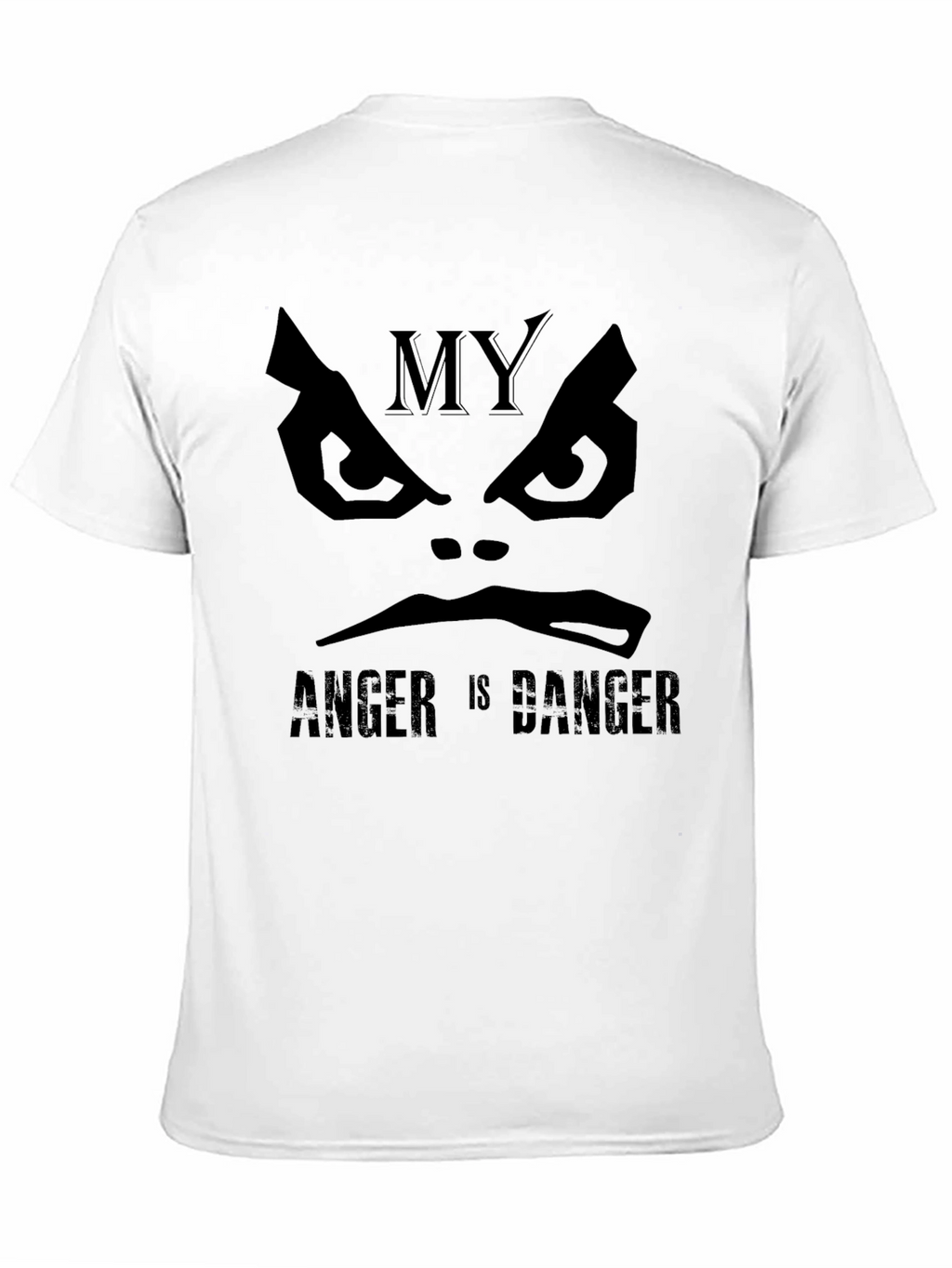 My Anger Is Danger Black Graphic Tee