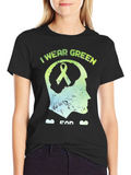 I Wear Green Mental Health Awareness T-Shirt