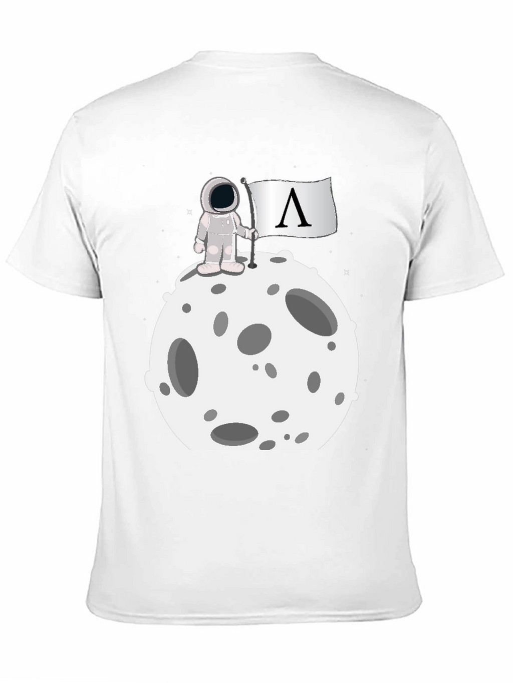 Astronaut on Moon Graphic T-Shirt