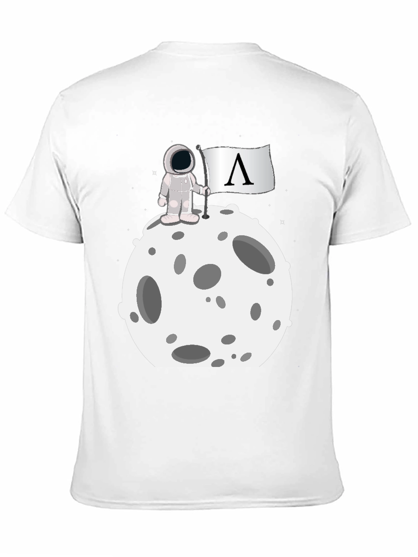 Astronaut on Moon Graphic T-Shirt
