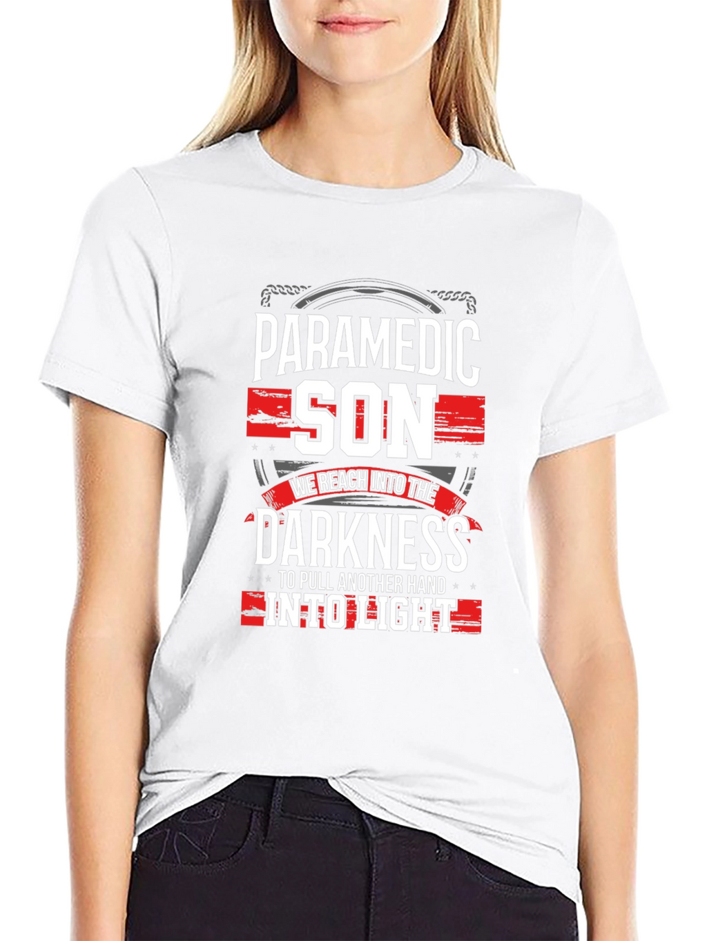 Paramedic Son T-Shirt - Reach Into The Darkness Tee