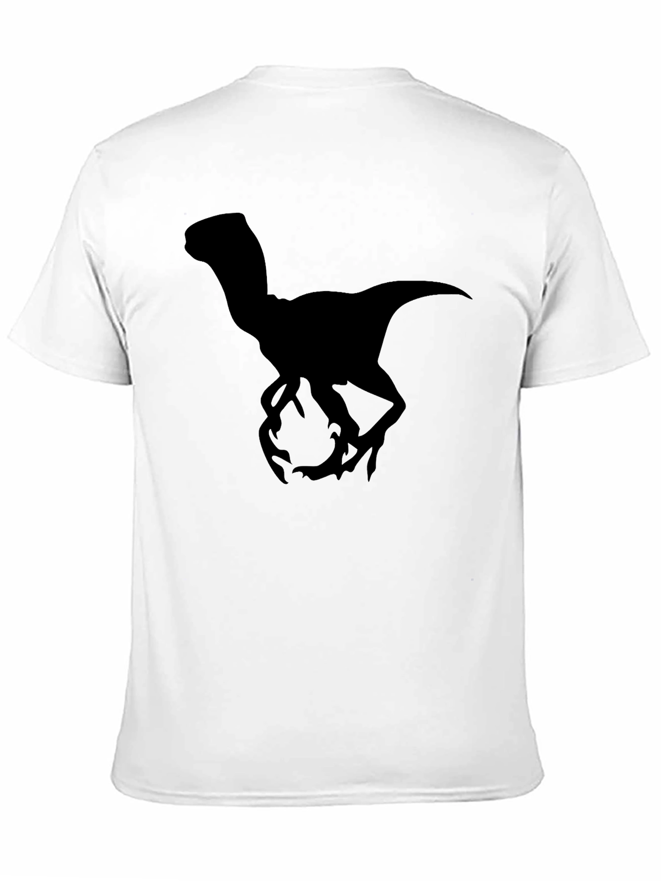 Dinosaur Silhouette T-Shirt - Black