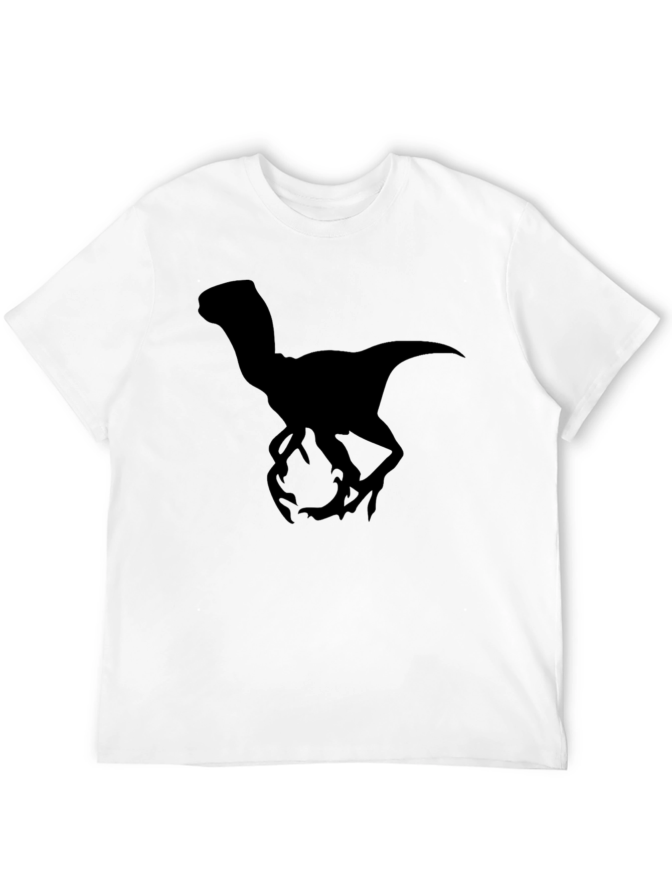 Dinosaur Silhouette T-Shirt - Black