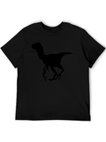 Dinosaur Silhouette T-Shirt - Black