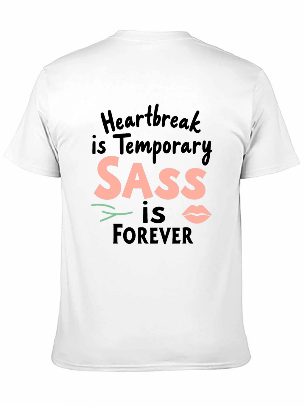 SASS is Forever Black Crewneck T-Shirt