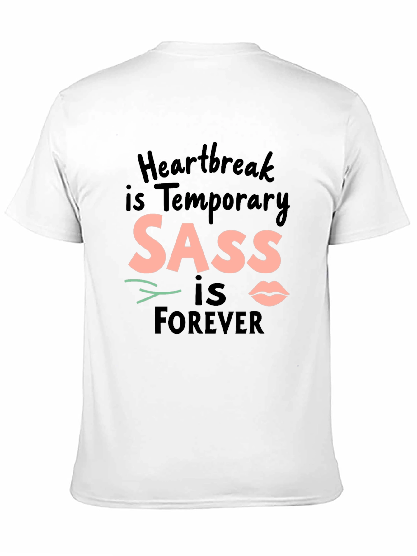 SASS is Forever Black Crewneck T-Shirt