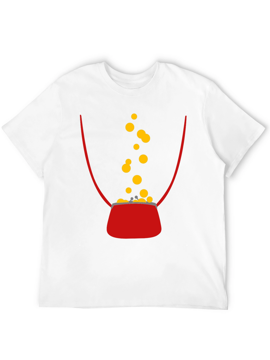 Lucky Penny T-Shirt - Black Cotton Graphic Tee