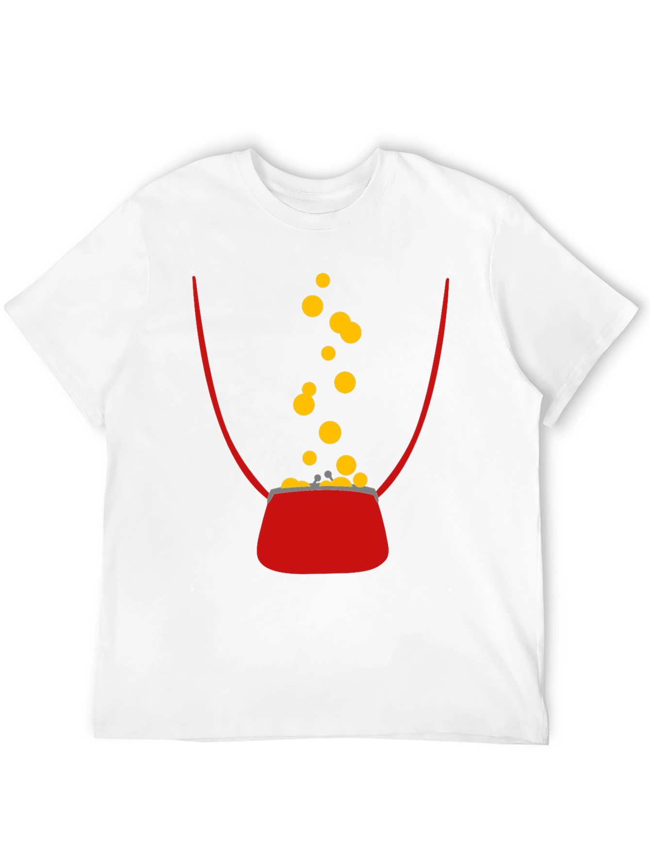 Lucky Penny T-Shirt - Black Cotton Graphic Tee