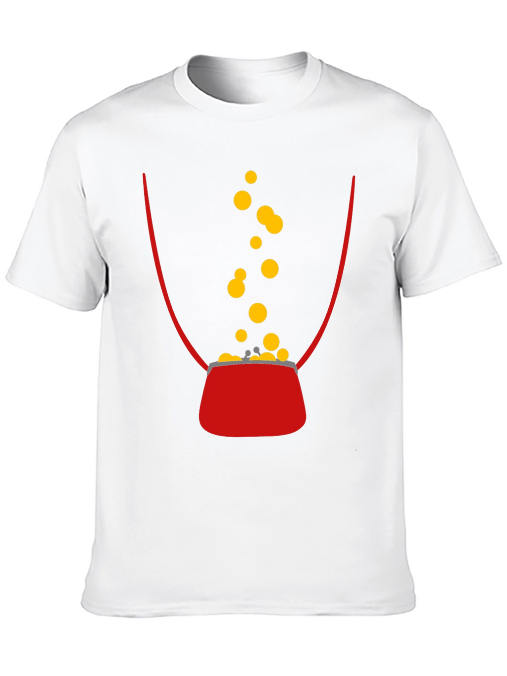 Lucky Penny T-Shirt - Black Cotton Graphic Tee