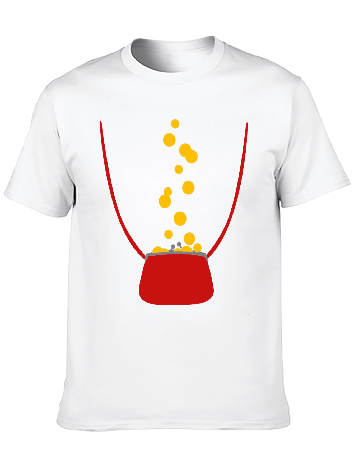 Lucky Penny T-Shirt - Black Cotton Graphic Tee