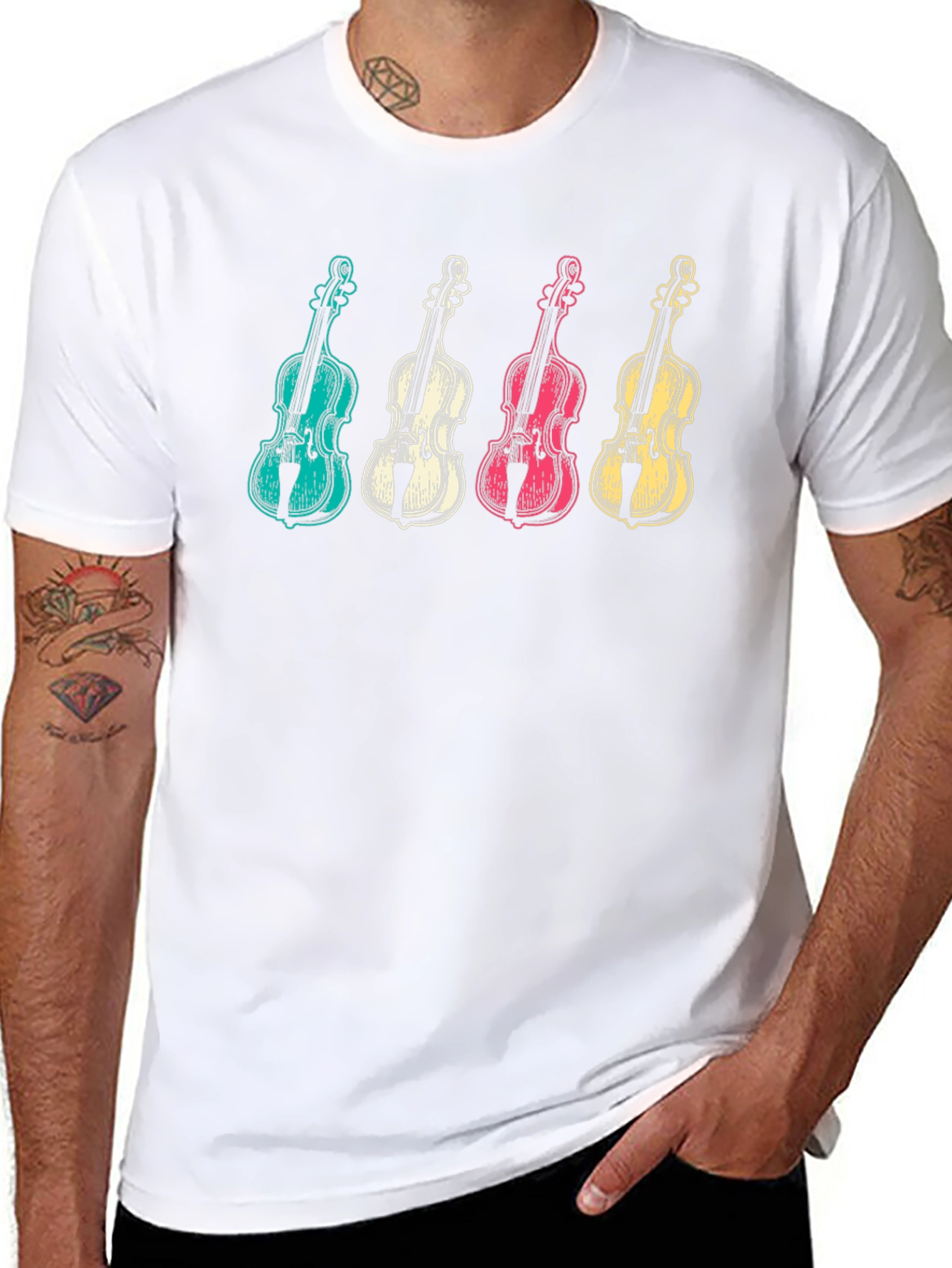 Violin T-Shirt - Music Lover Tee