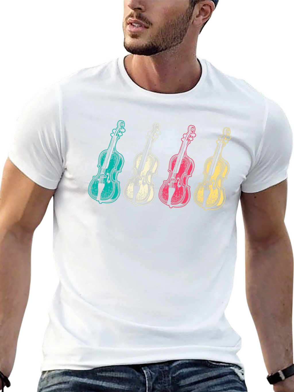 Violin T-Shirt - Music Lover Tee