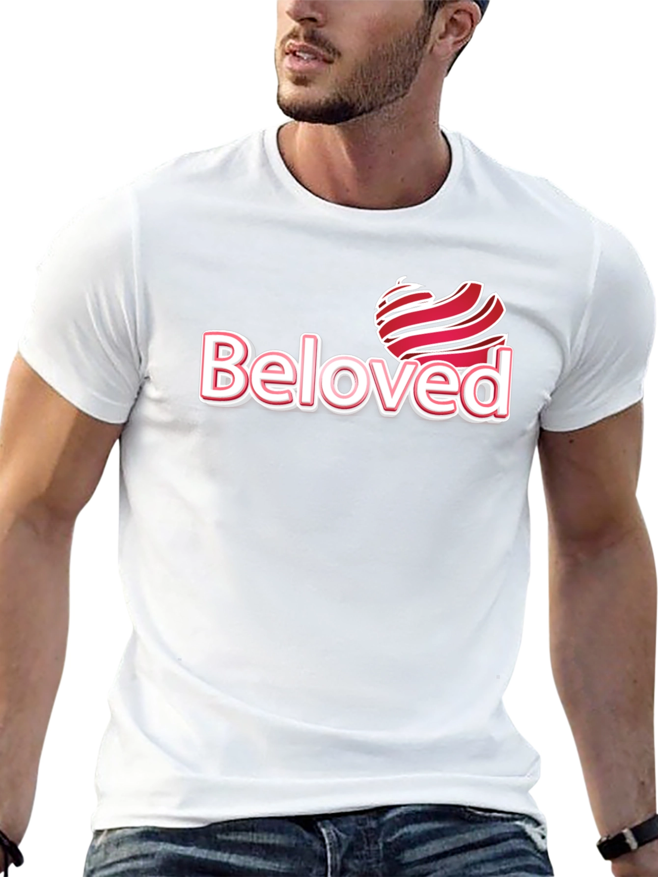Beloved Graphic Tee - Stylish Black T-Shirt