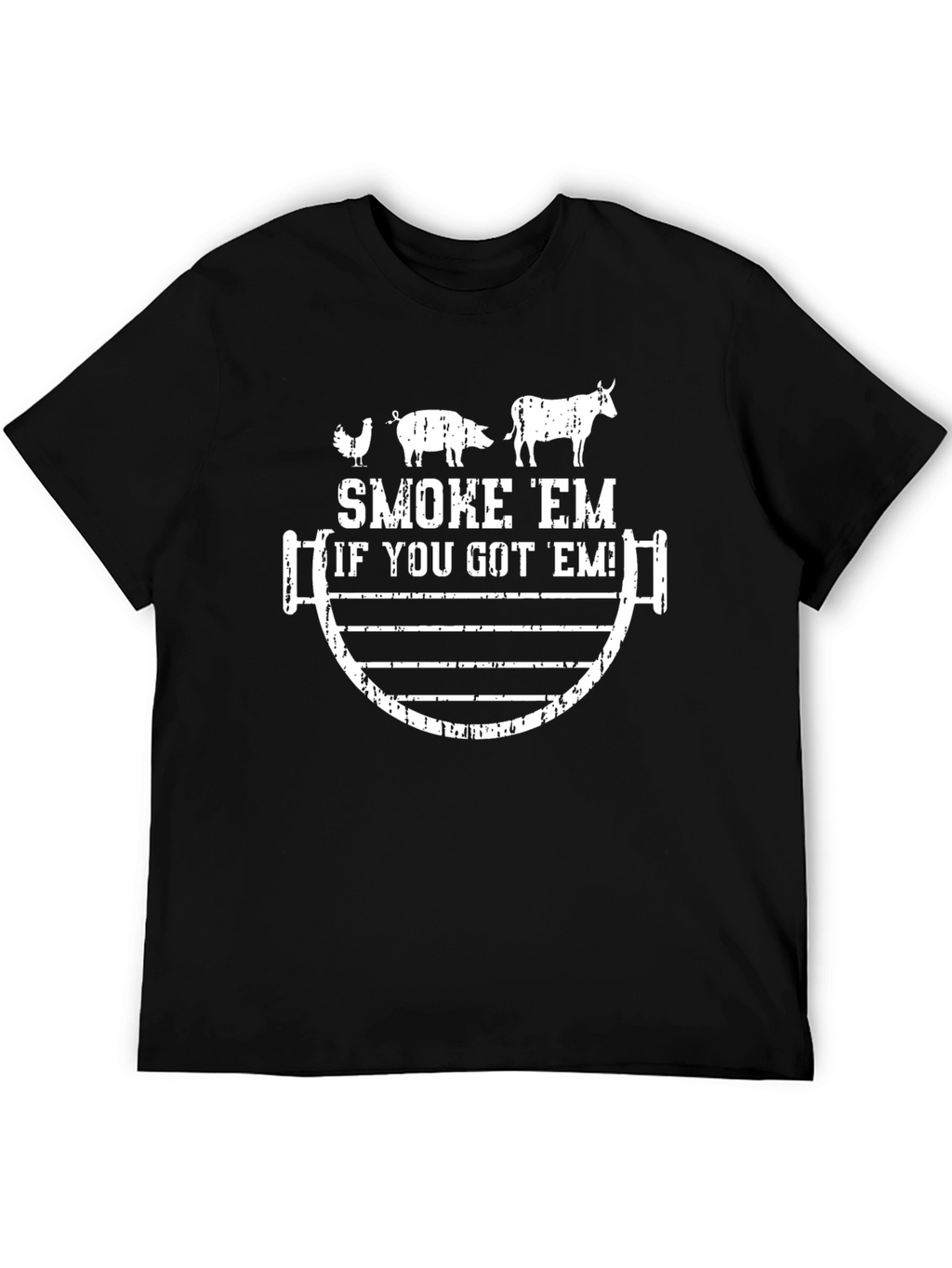 Smoke Em BBQ Graphic T-Shirt