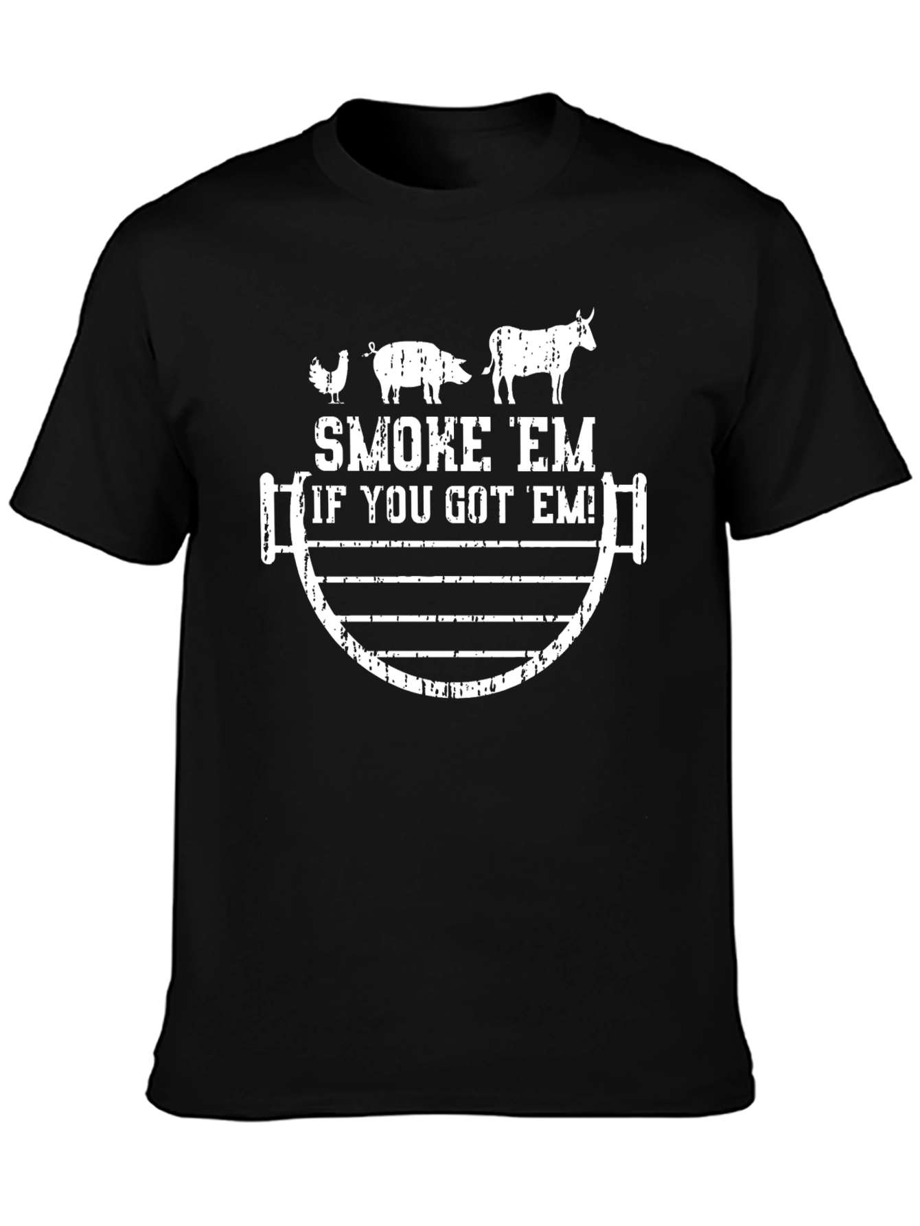 Smoke Em BBQ Graphic T-Shirt