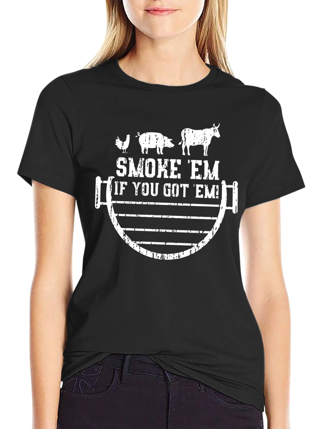 Smoke Em BBQ Graphic T-Shirt