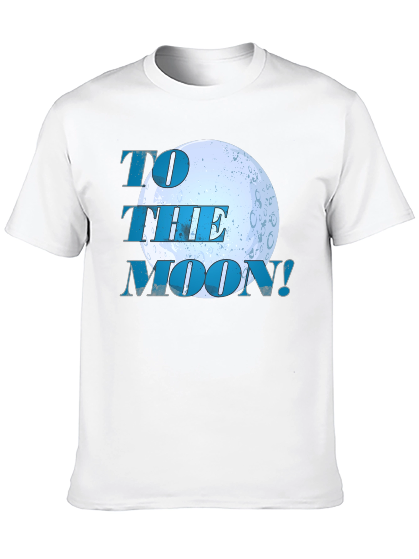 To The Moon Graphic T-Shirt - Black