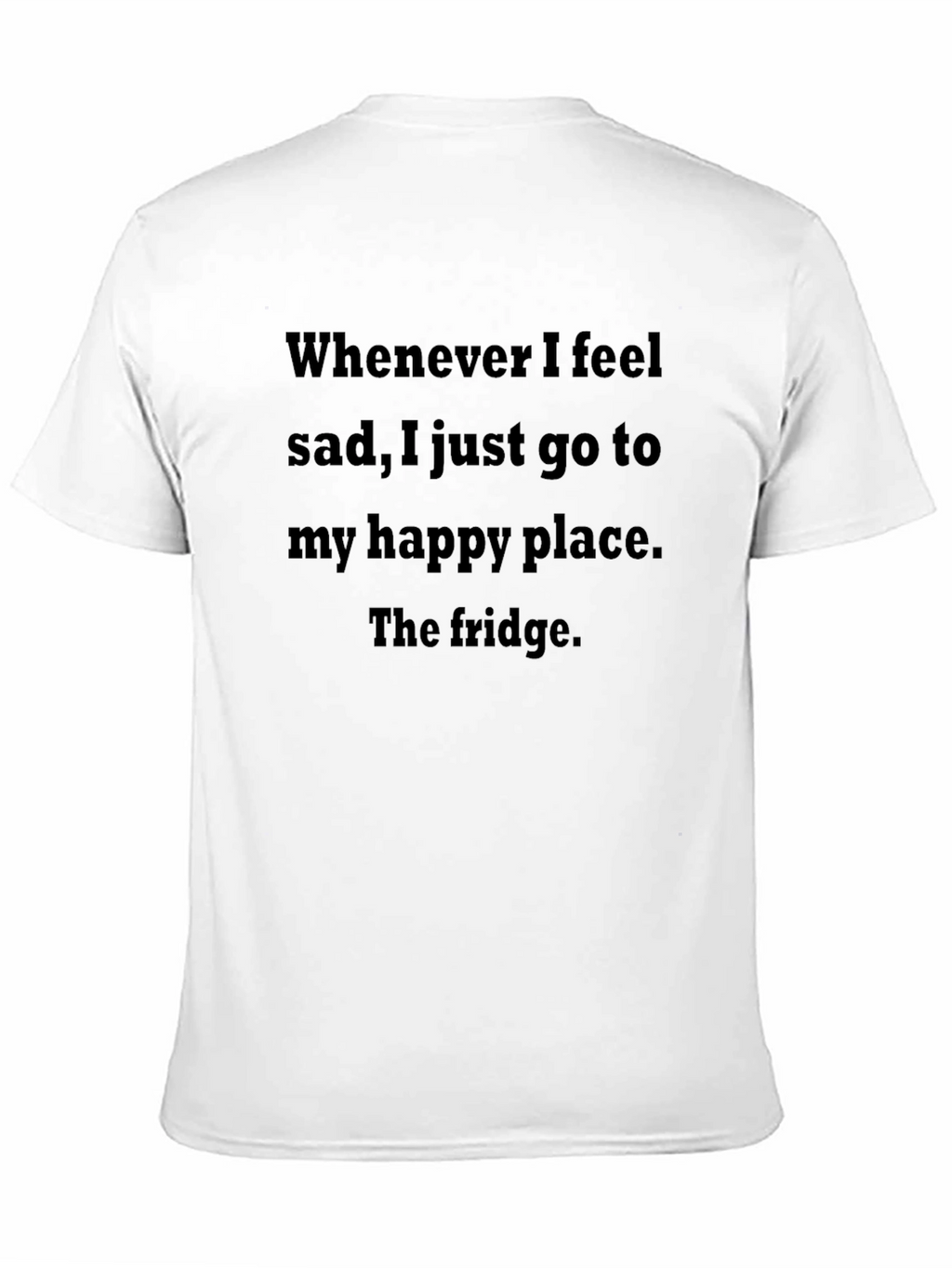 Funny Fridge T-Shirt - Happy Place Graphic Tee