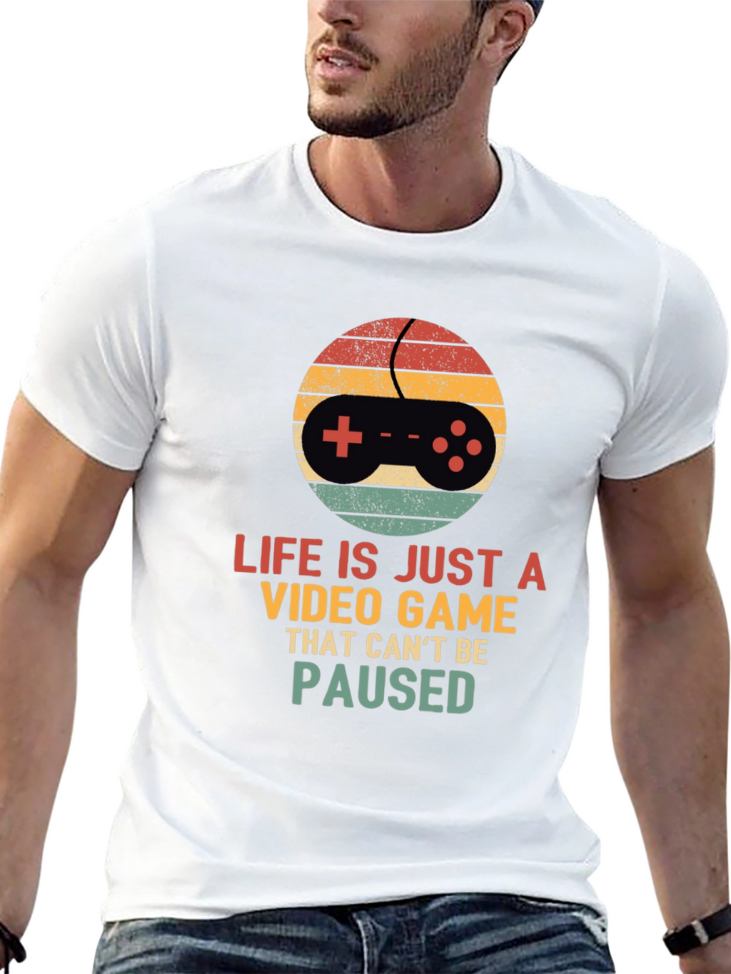 Life is Just a Video Game Retro T-Shirt