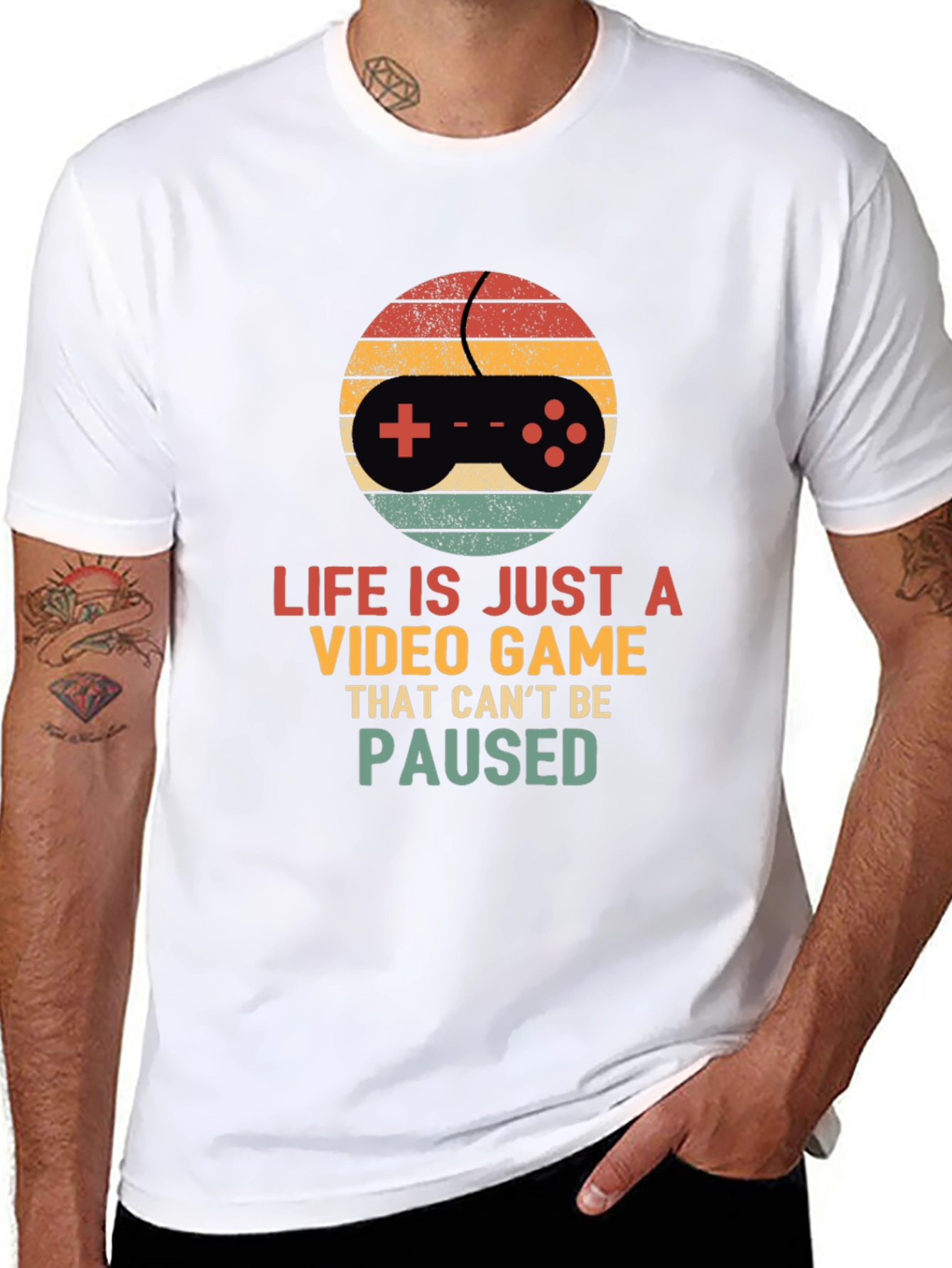 Life is Just a Video Game Retro T-Shirt