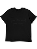 Good Energy Black Graphic Tee