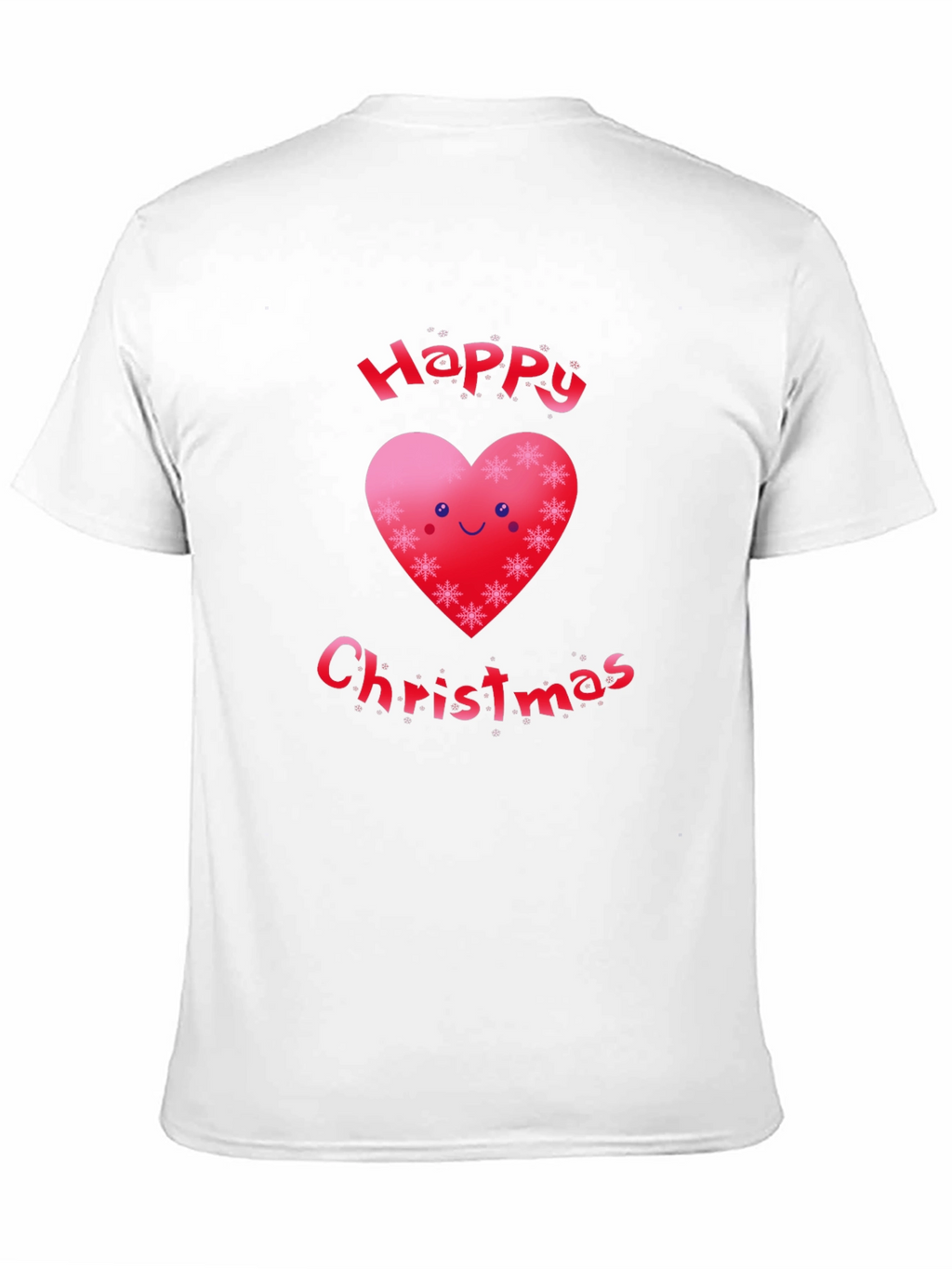 Festive Happy Christmas Heart T-Shirt