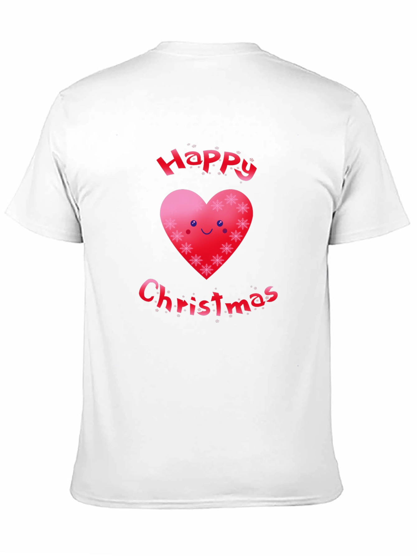 Festive Happy Christmas Heart T-Shirt