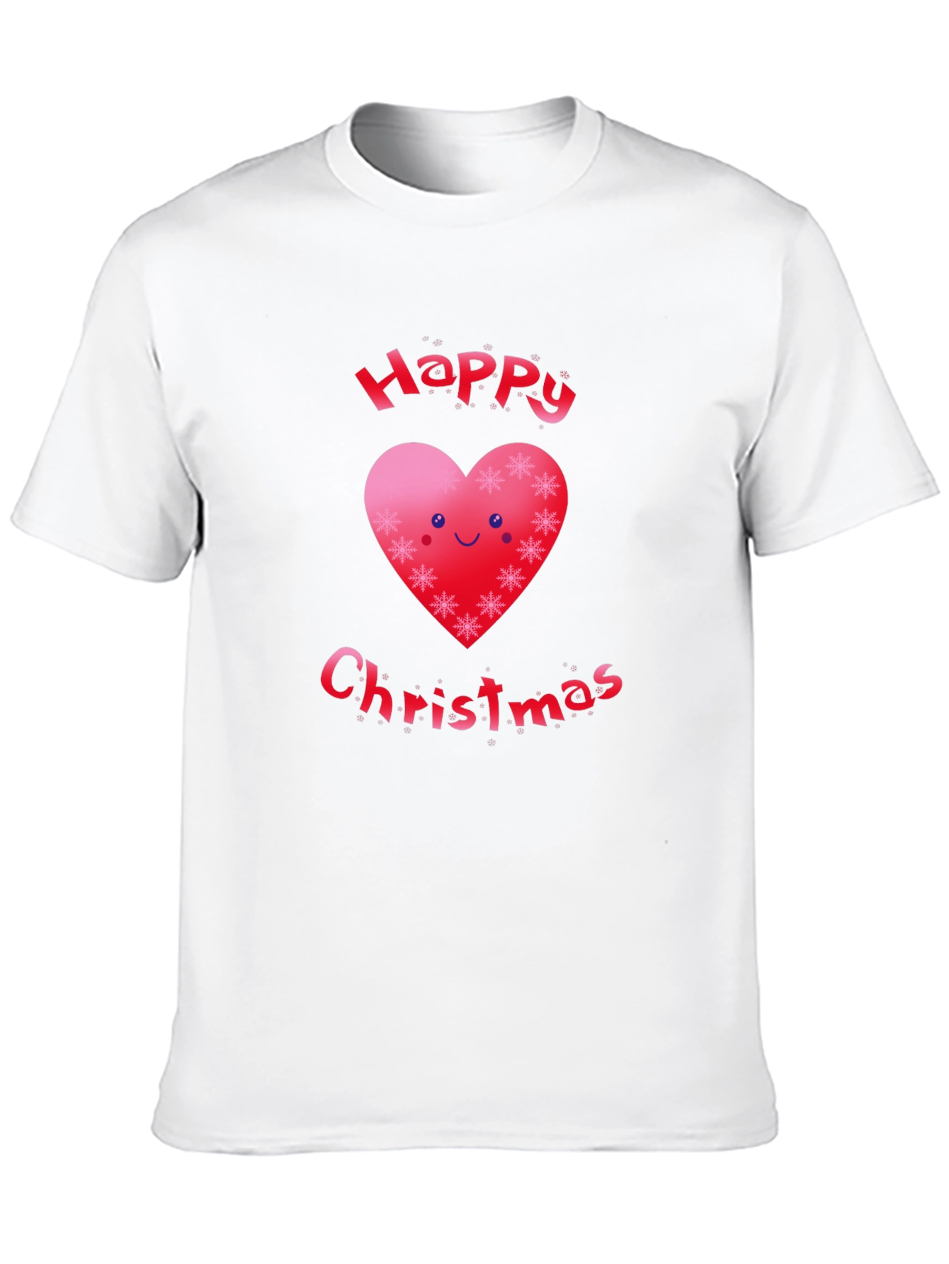 Festive Happy Christmas Heart T-Shirt