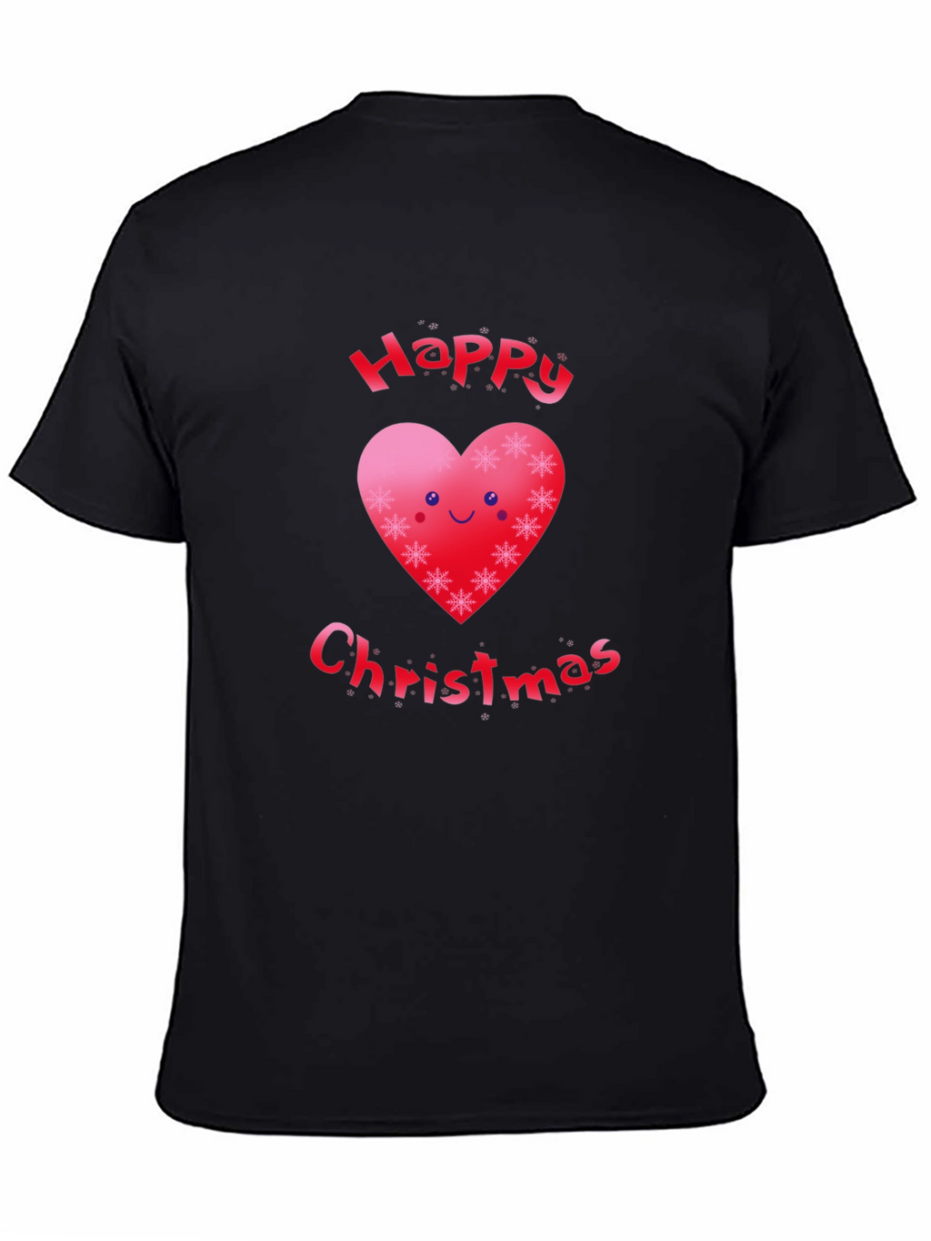Festive Happy Christmas Heart T-Shirt