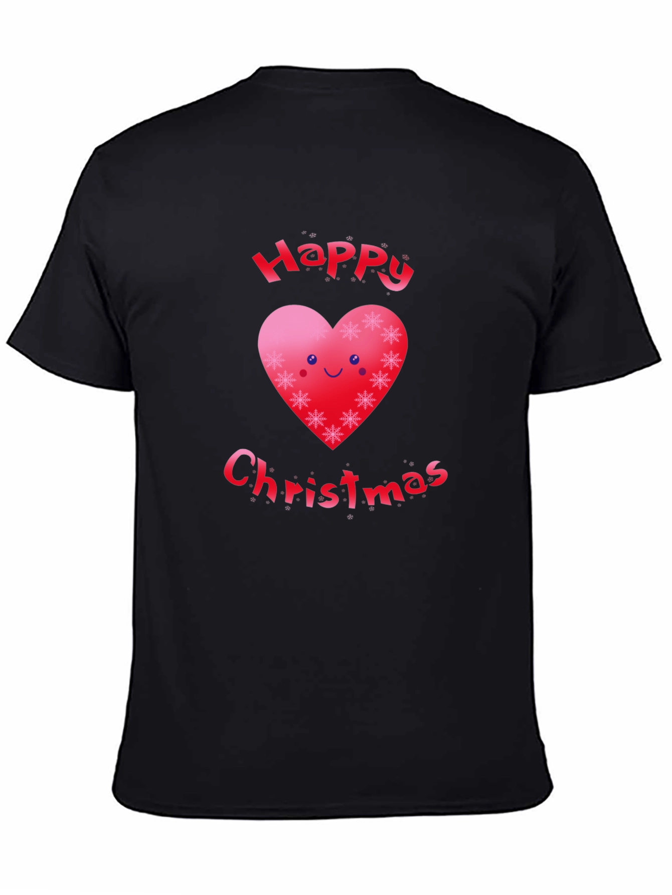 Festive Happy Christmas Heart T-Shirt