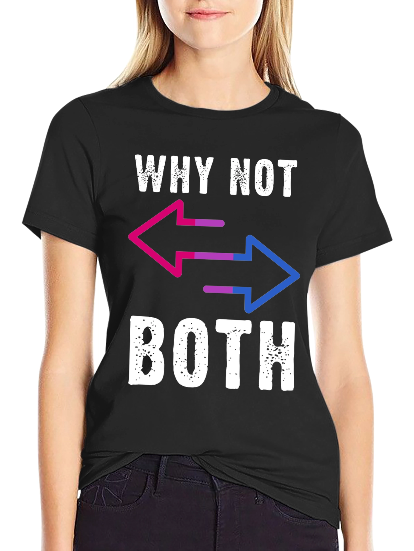 Why Not Both T-Shirt - Bisexual Pride