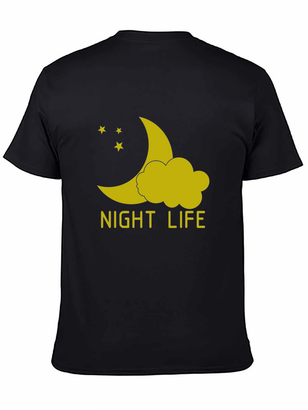 Night Life Graphic T-Shirt - Black