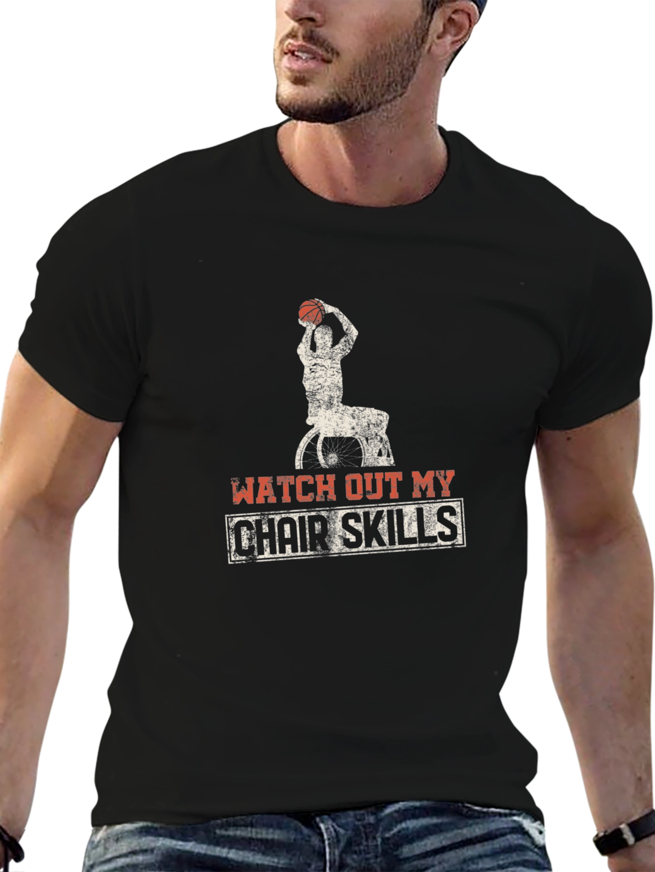 Watch Out My Chair Skills Graphic T-Shirt