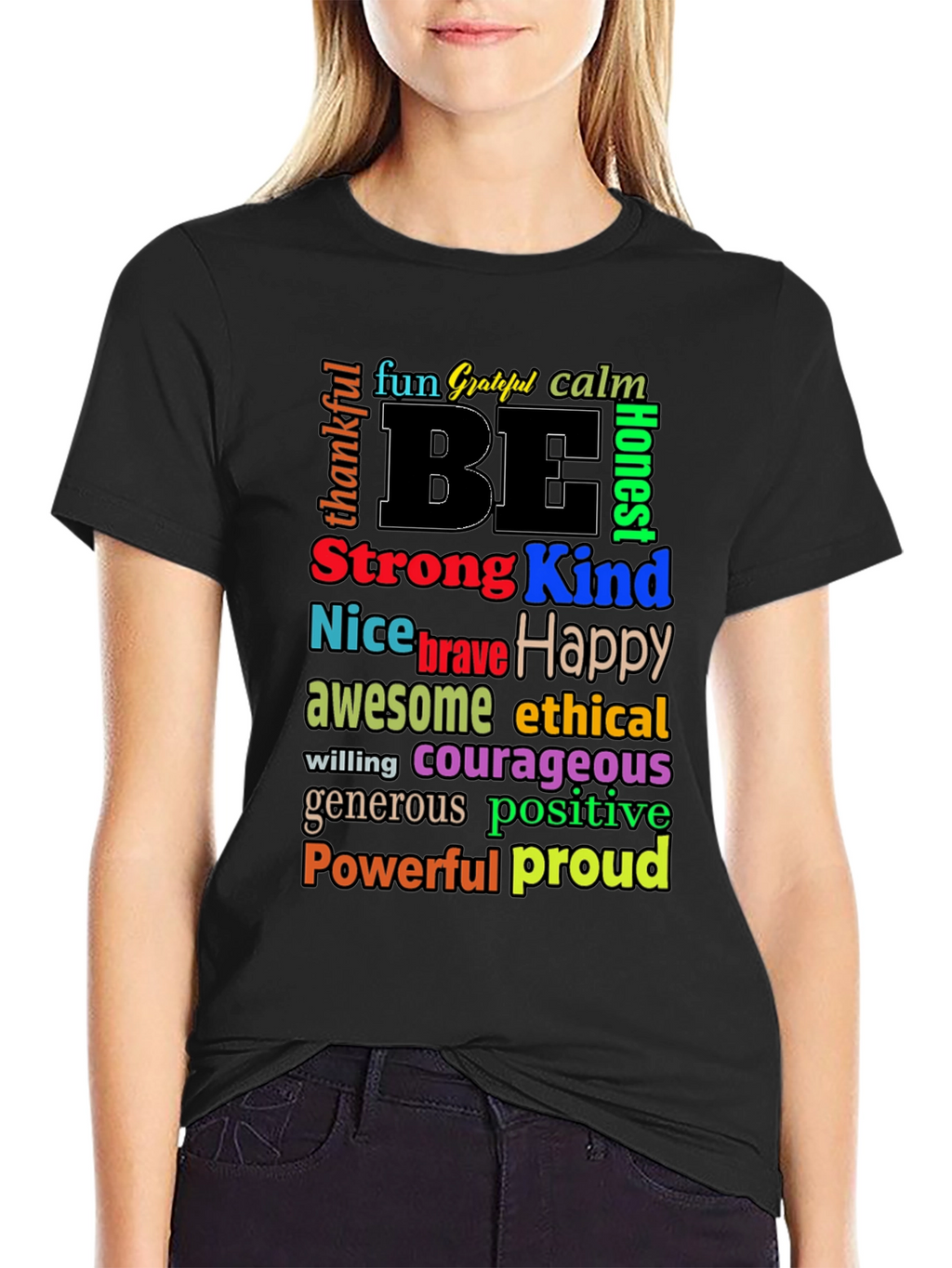 Be Kind Motivational Graphic T-Shirt