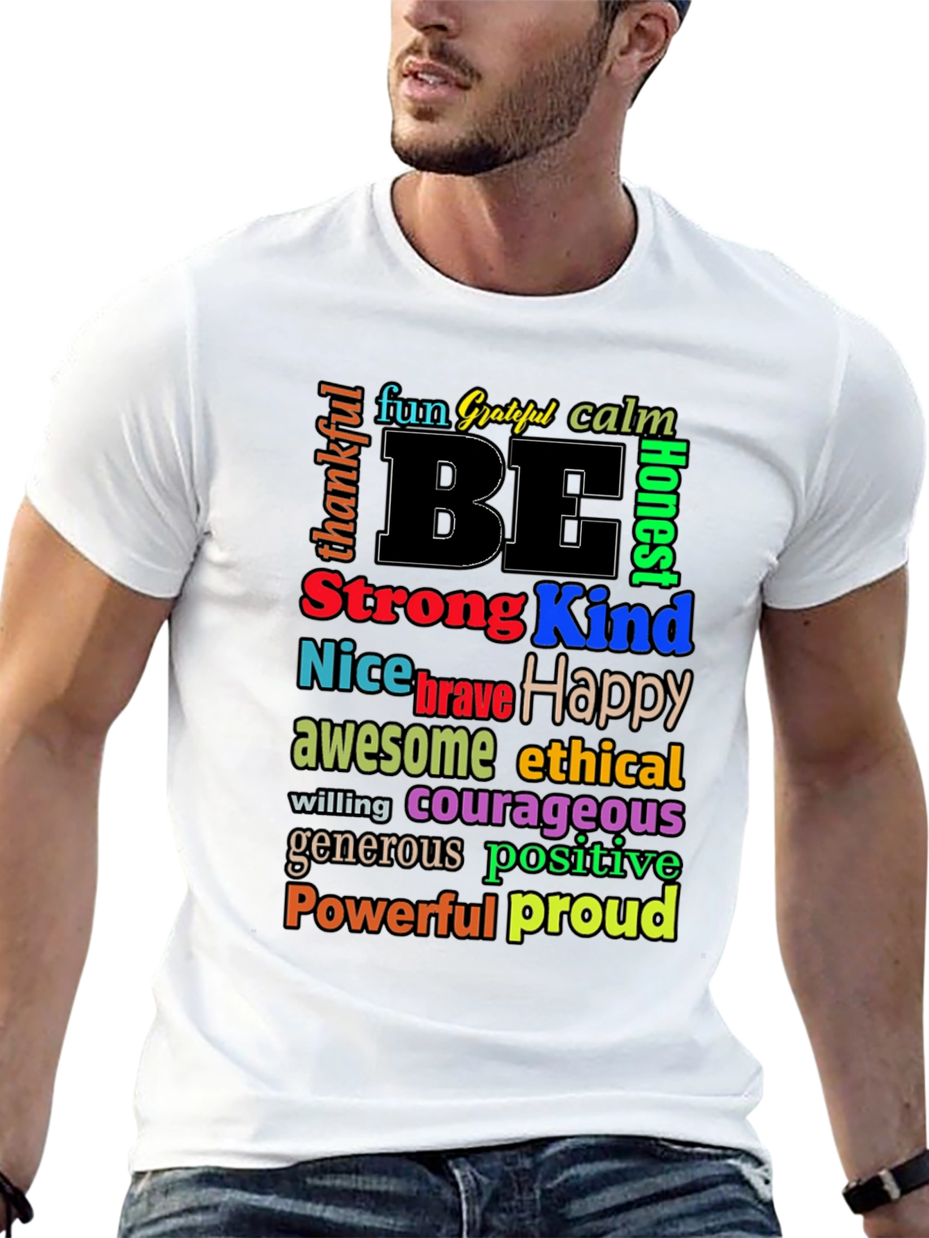 Be Kind Motivational Graphic T-Shirt