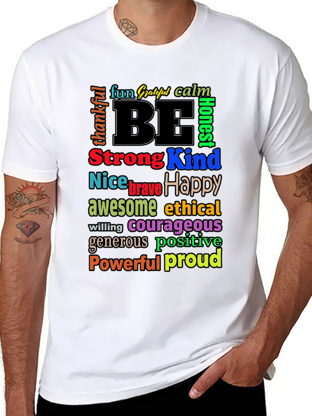 Be Kind Motivational Graphic T-Shirt