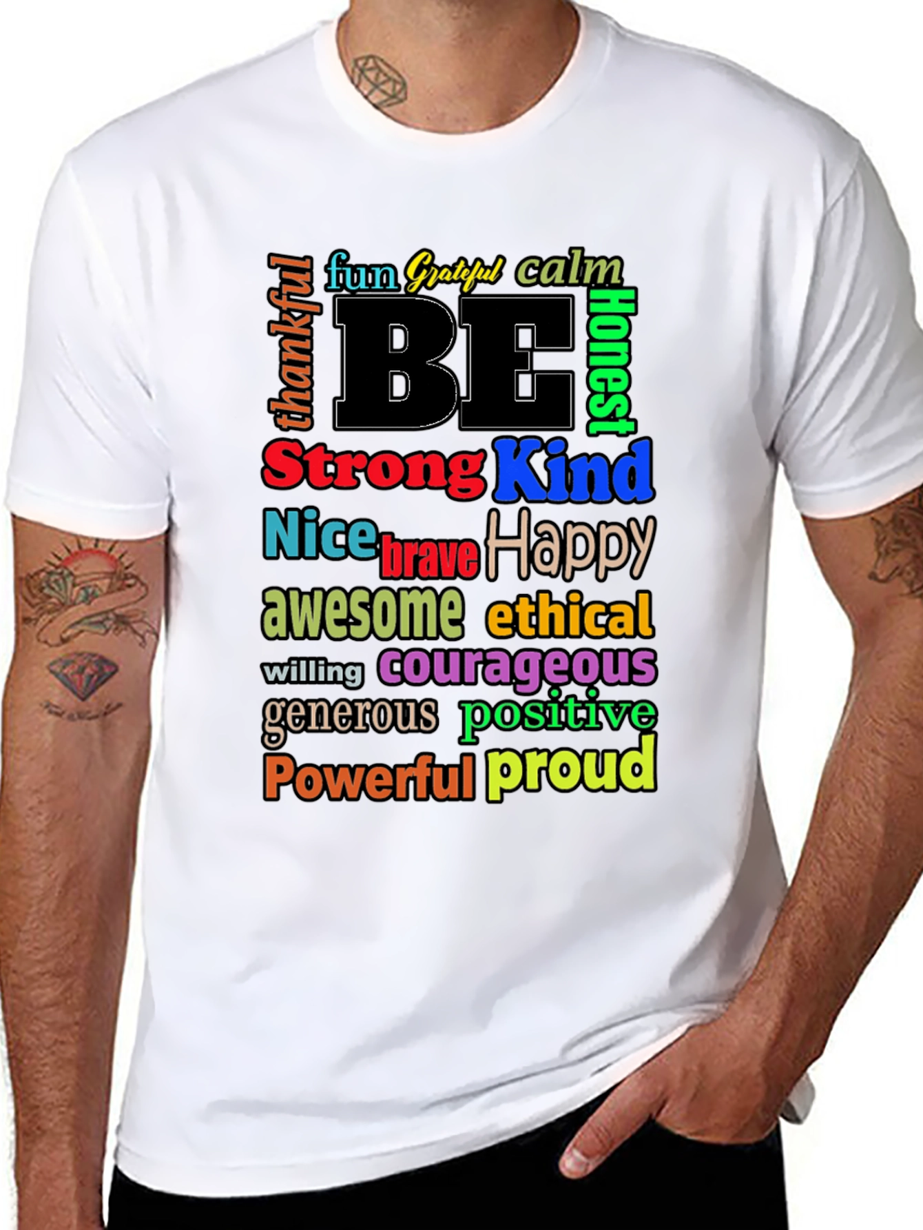 Be Kind Motivational Graphic T-Shirt