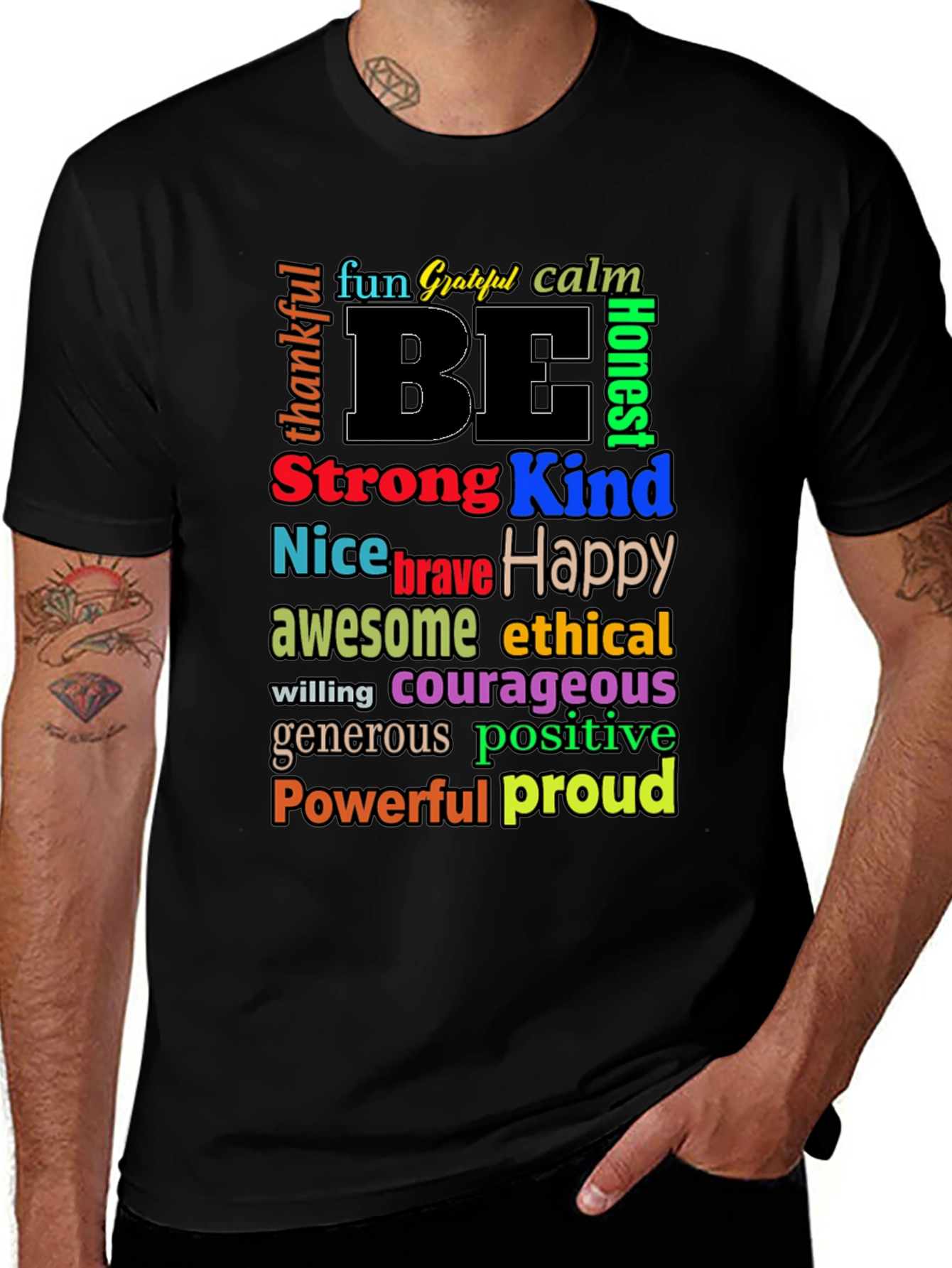 Be Kind Motivational Graphic T-Shirt